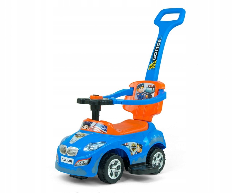 Jezdzik 3w1 Pojazd Happy Blue-Orange