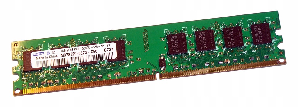 1GB DDR2 SAMSUNG PC2-5300 667MHz M378T2953EZ3-CE6 7882092168