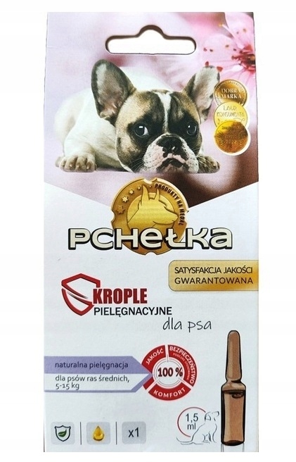 PCHEŁKA Bio krople pies 5-15 kg 1.5 ml