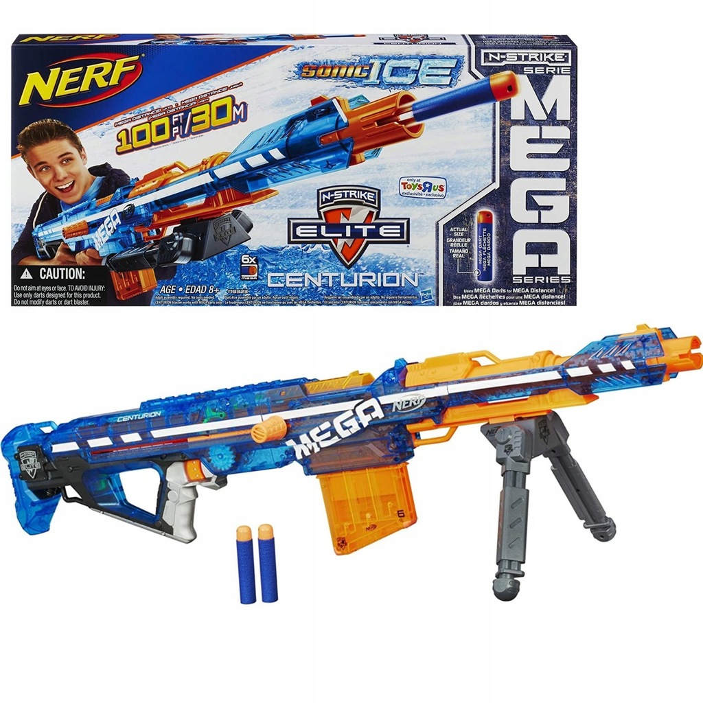 NERF SNAJPERKA KARABIN ELITE CENTURION SONIC ICE