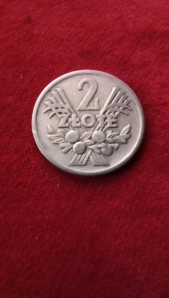PRL, Moneta 2 złote JAGODY 1960 rok / Ładny STAN