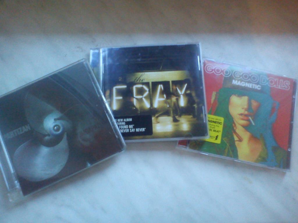 3 płyty CD: Goo Goo Dolls, The Fray, Partizan