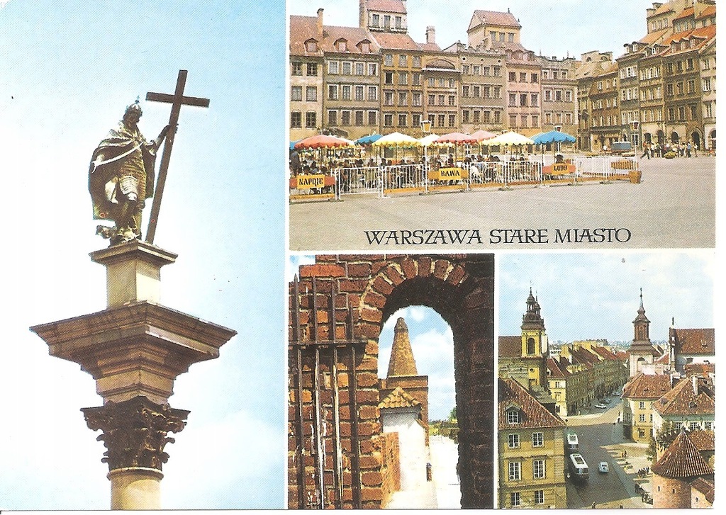 WARSZAWA - POCZTÓWKA Z 1973 ROKU.