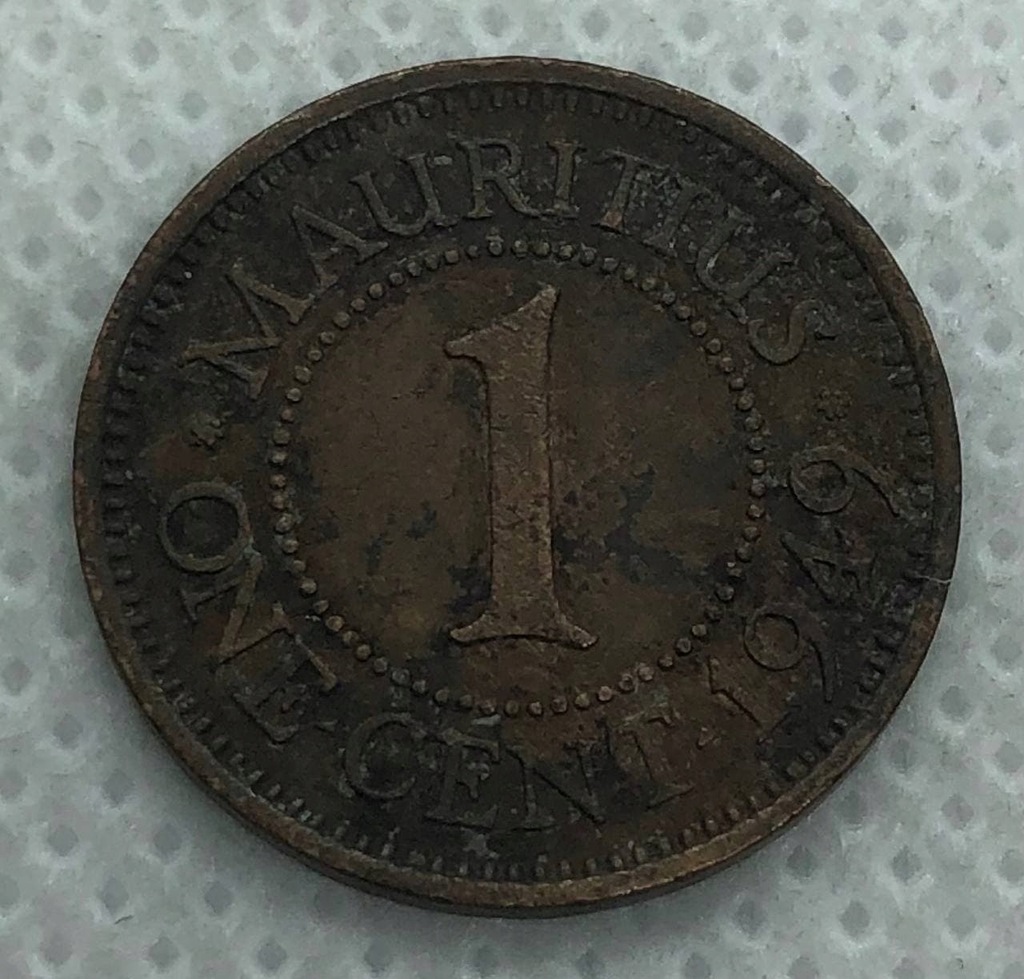 Mauritius - 1 cent 1949