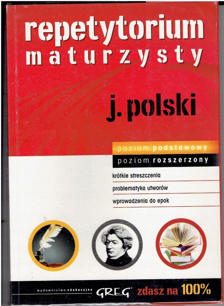 REPETYTORIUM MATURZYSTY JĘZYK POLSKI GREG ZP+ZR