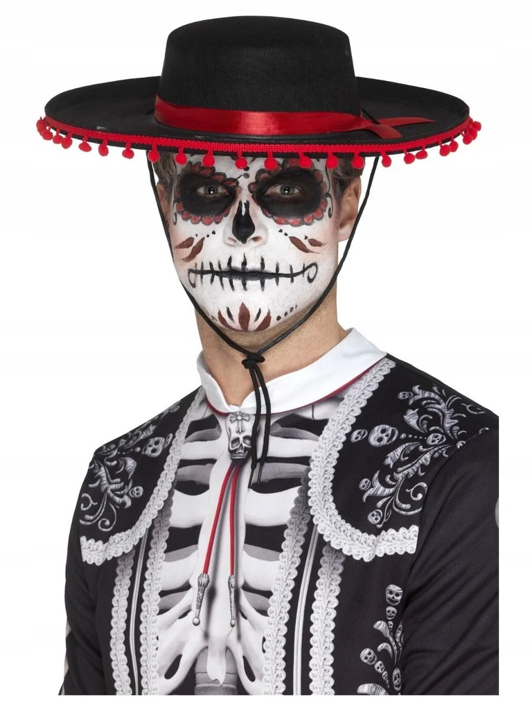 Kapelusz Hiszpański Hiszpana Dia de los Muertos