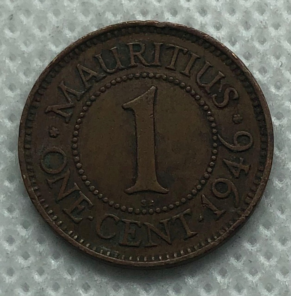Mauritius - 1 cent 1946
