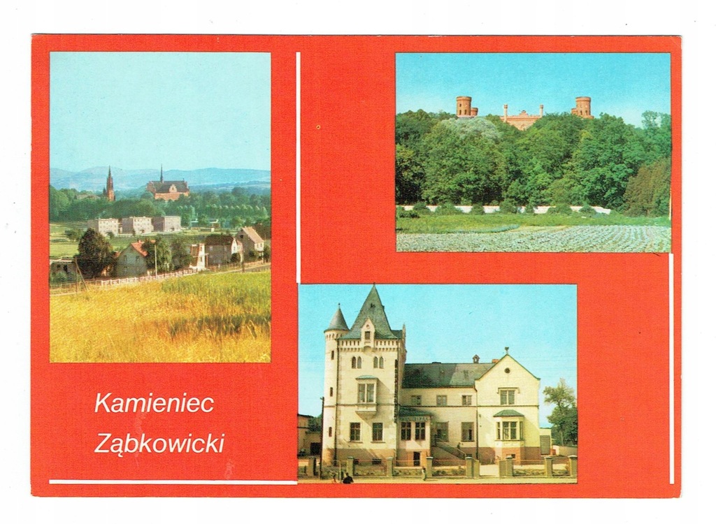 Poczt. Kamieniec Ząbkowicki-wieloobrazkowa ob.1992