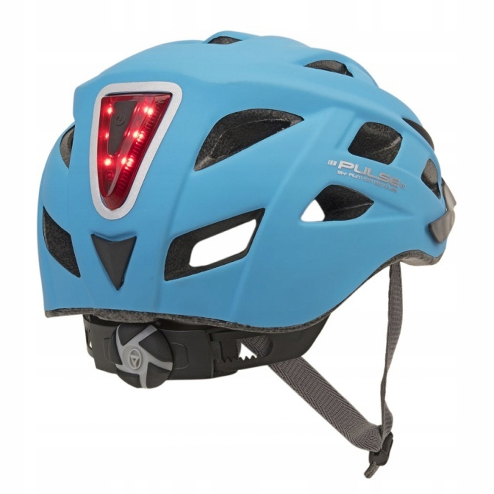 KASK AUTHOR LED niebieskie MTB miejski 58-61 L/XL