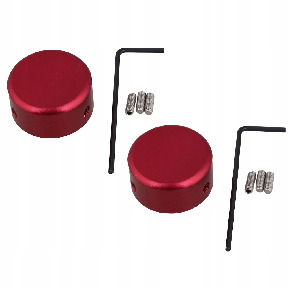 2 SETS OF GUITAR EFFECTOR NAIL CAPS FOOTSWITCH ALUMINIUM ALLOY NAIL CAPS FO