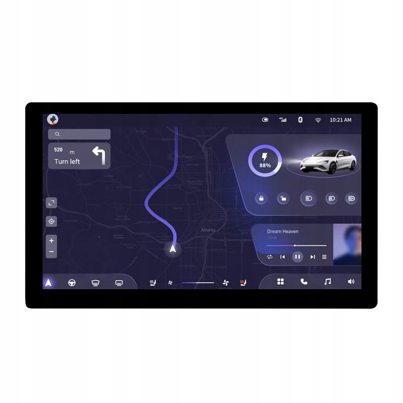 Wyświetlacz 7" 1024 × 600 QLED HDMI dla Raspberry Pi dotyk pojemnościowy
