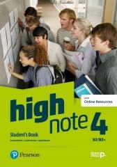 High Note 4. Student's Book with Online Resources UŻYW