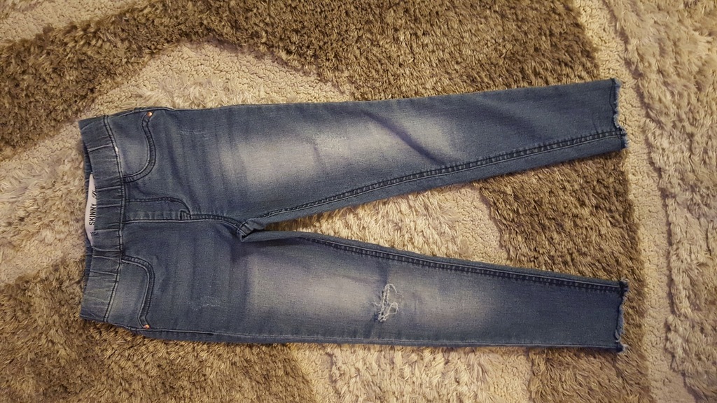 Legginsy jeansowe 122 Primark 6-7 lat