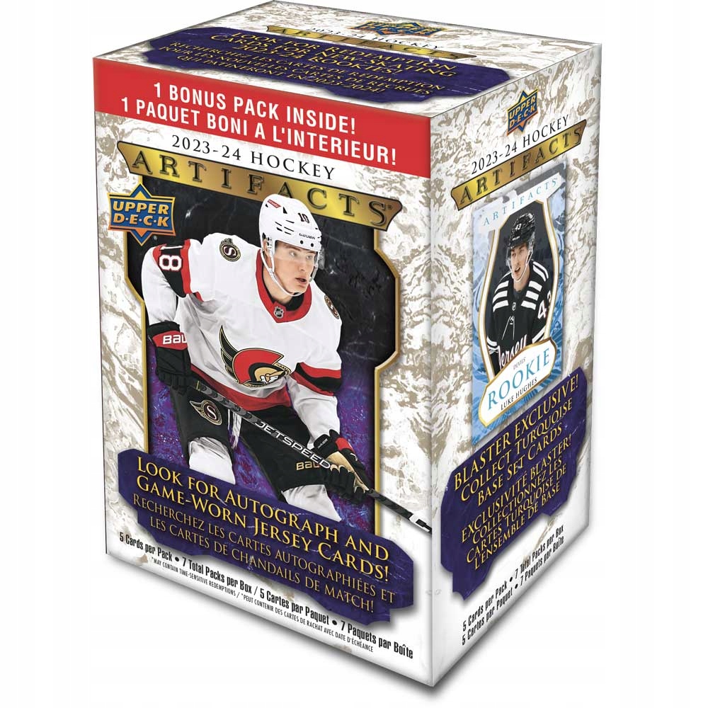 Karty NHL Upper Deck Artifacts 2023/24 Blaster Box