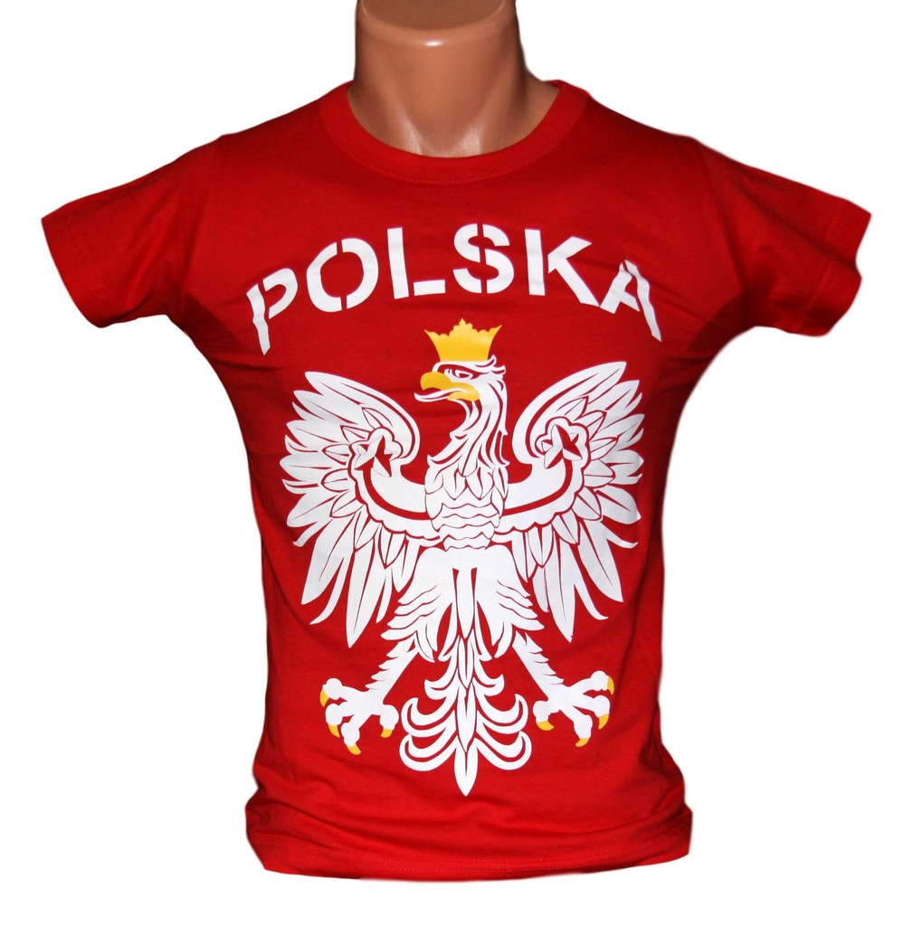 POLSKA DAMSKA KOSZULKA DLA KIBICA ORZEŁ ROZM. M