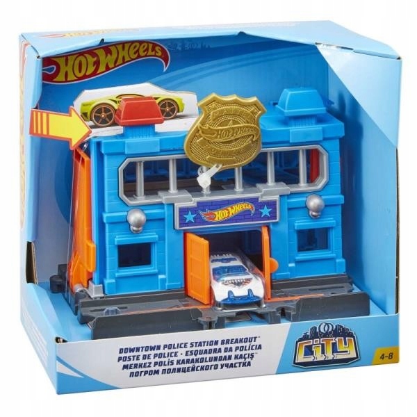 Hot Wheels CITY Zestaw Downtown Police Station Bre