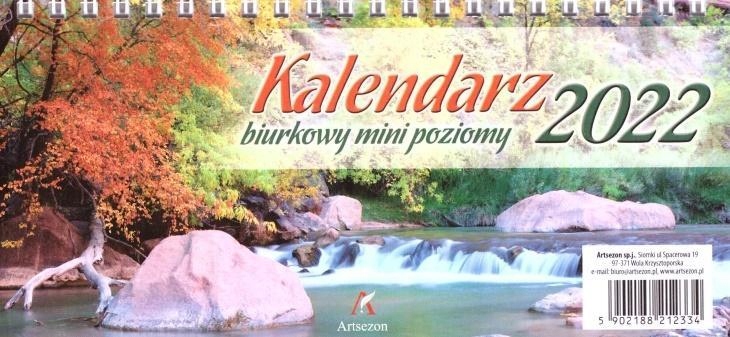 KALENDARZ 2022 BIURKOWY MINI POZIOMY ARTSEZON