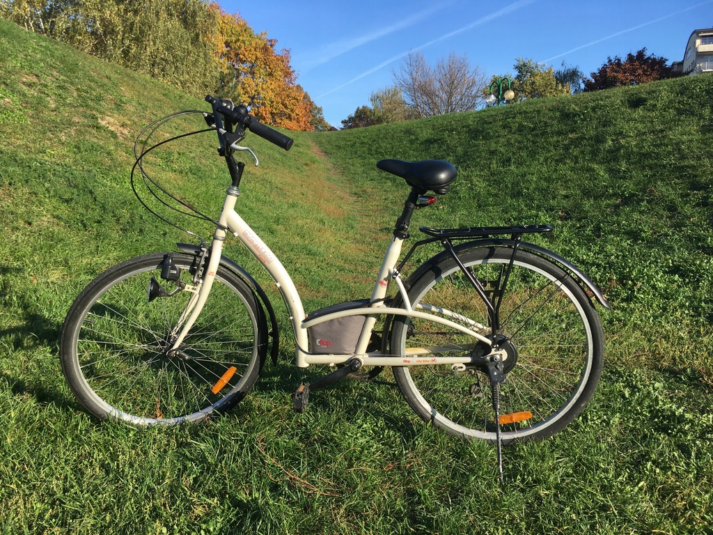 Rower miejski B twin Elops City Bike 3 Decathlon 8623561067 oficjalne archiwum Allegro