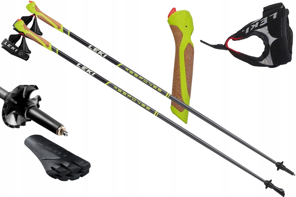 Kije Nordic Walking LEKI RESPONSE 110cm Poleca PolskaFederacja NW Wejherowo