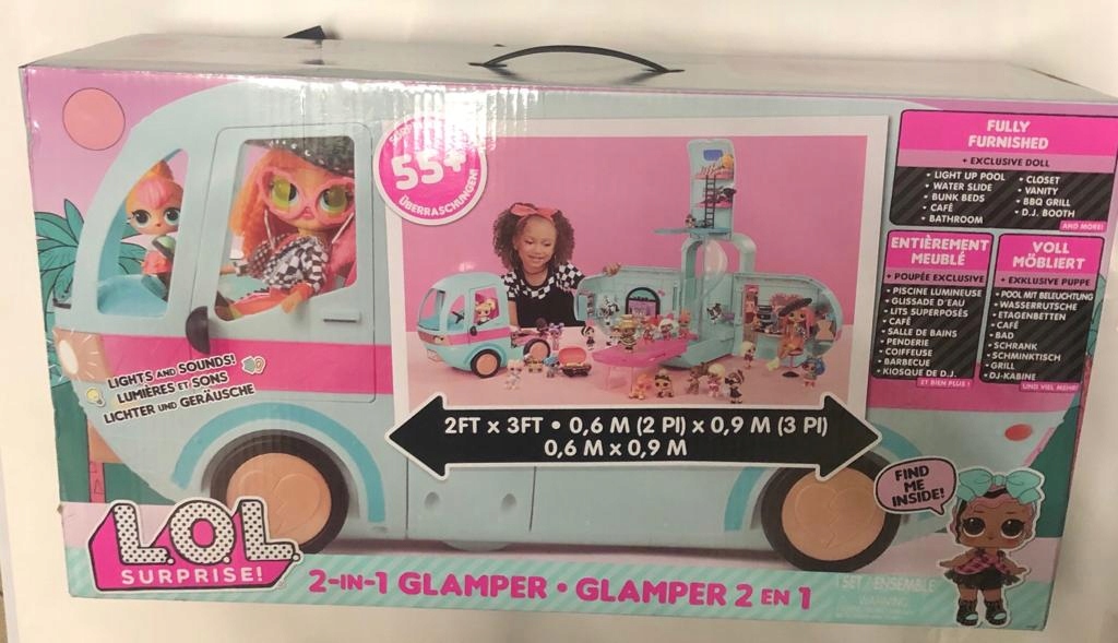 LOL Kamper AUTOBUS Surprise Glamper L.O.L. MGA 8736300563 oficjalne