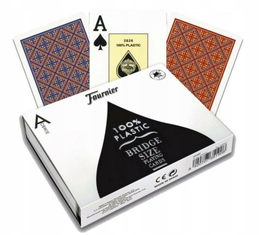 Karty FOURNIER ARABE BRIDGE SIZE JUMBO INDEX