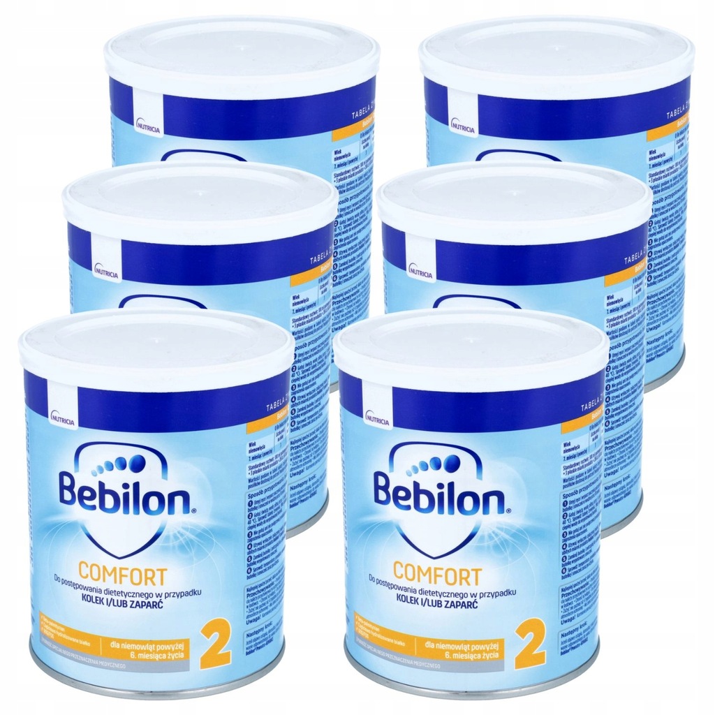 BEBILON Comfort 2 mleko następne 6m+ 6 x 400 g