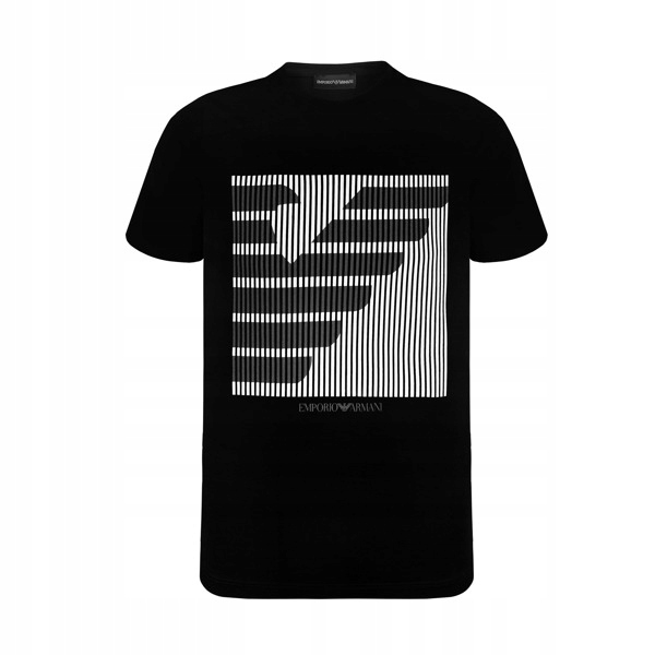EMPORIO ARMANI czarny t-shirt męski E14 r.XXL