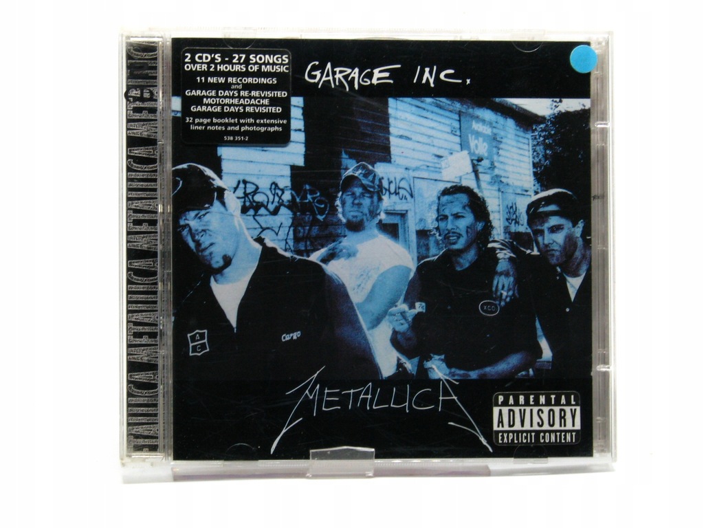 Купить Metallica - Garage Inc (2CD): отзывы, фото, характеристики в интерне-магазине Aredi.ru