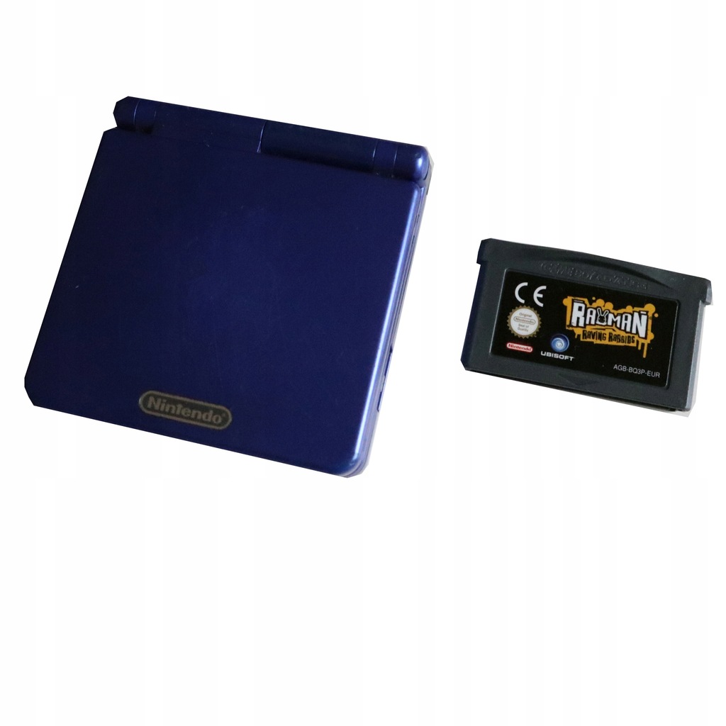 Game Boy Advance SP Niebieski + Rayman