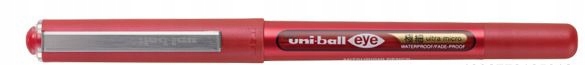 Pióro kulkowe Uni-Ball UB-150-38 czerwone 0,38mm
