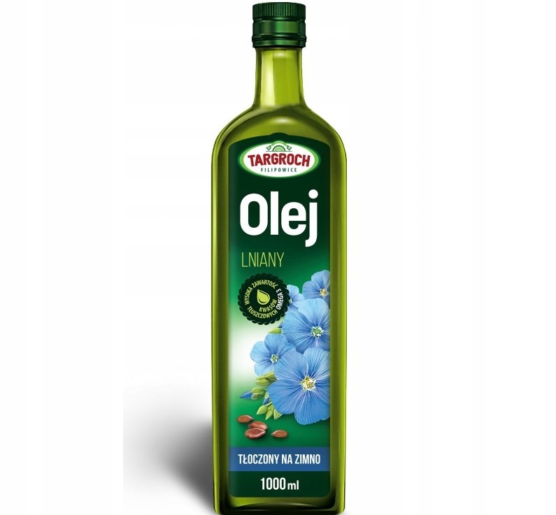 OLEJ LNIANY NIERAFINOWANY TAR-GROCH 1000 ml