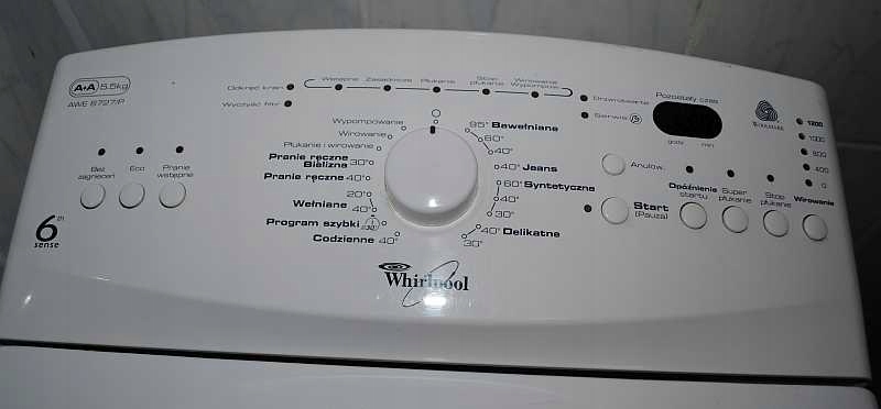 Pralka Whirlpool 6th Sense A+A 5,5 kg AWE 6727/P