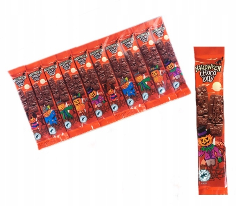 Lizak czekoladowy HALLOWEEN Choko pasek 10 x 15g
