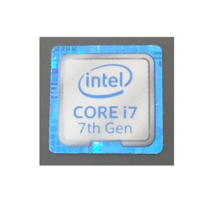 112c Naklejka Intel Core i7 7th Gen 18 x 18 mm