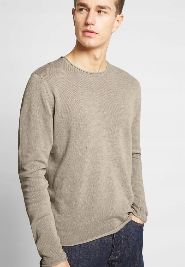 F8A506*JACK&JONES SWETER BEŻOWY 14 42 XL O01