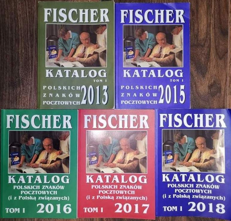 5 KATALOGÓW ZNACZKÓW FISCHER TOM I 2013-2018