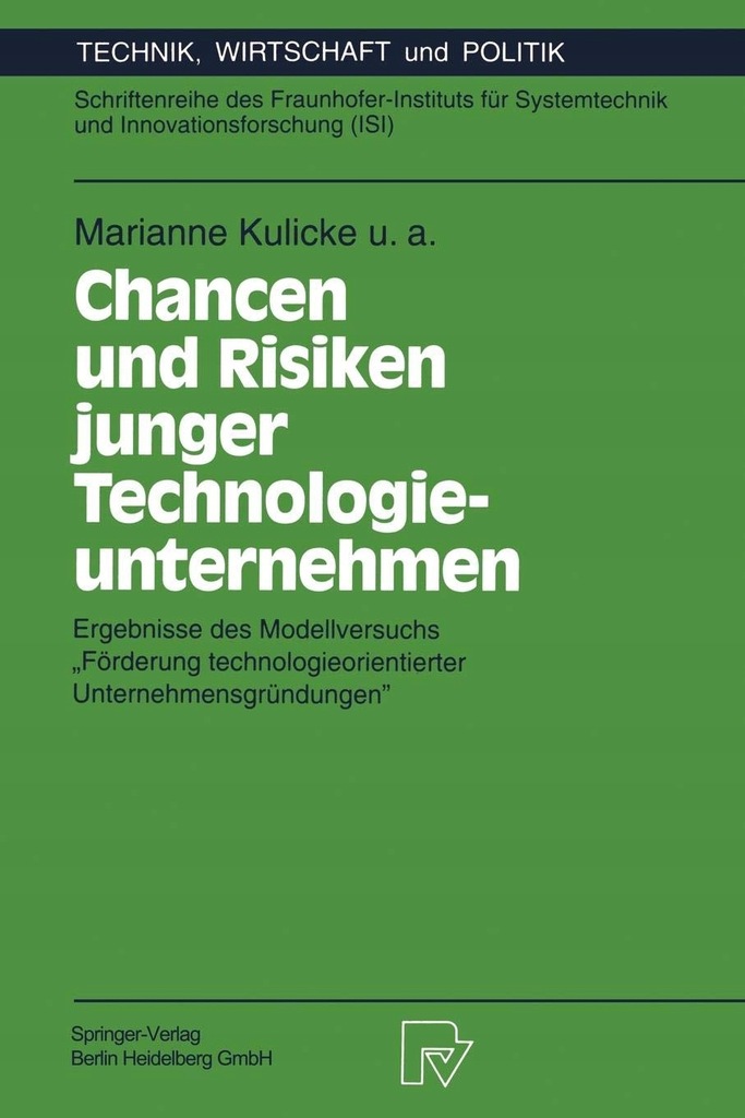 Marianne Kulicke - Chancen und Risiken Junger Tech