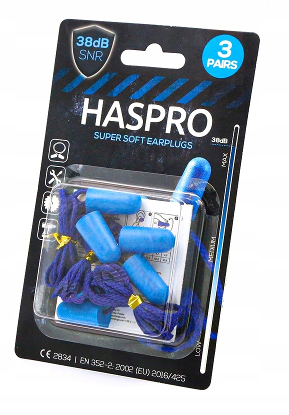 Купить Пенопластовые беруши Haspro 3PC, 3 пары: отзывы, фото, характеристики в интерне-магазине Aredi.ru