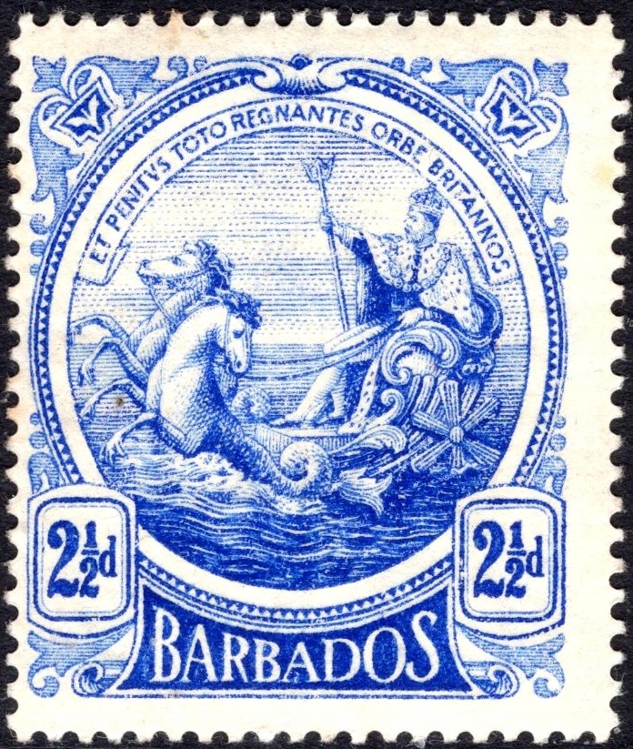 kol.bryt.Barbados sea horse 2,5 d.czysty *