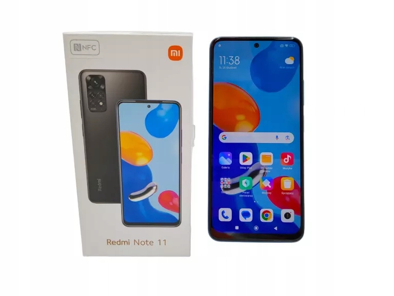 TELEFON REDMI NOTE 11 NFC 4/128GB 6,4" AMOLED TWILIGHT BLUE NA CZĘŚCI!