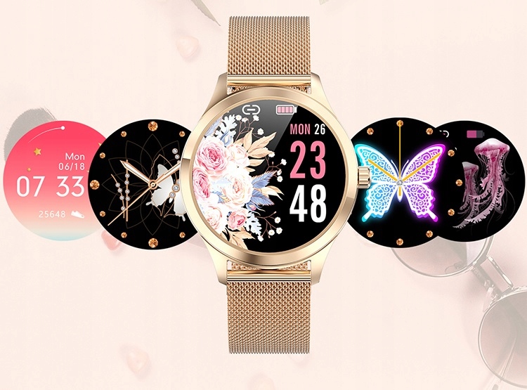 Купить КРАСИВЫЕ СМАРТ-ЧАСЫ ЭКСКЛЮЗИВНЫЕ ЖЕНСКИЕ ПУЛЬСНЫЕ ЧАСЫ: отзывы ...