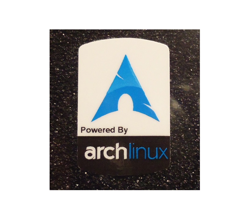 317 Naklejka Arch Linux 19 x 28 mm