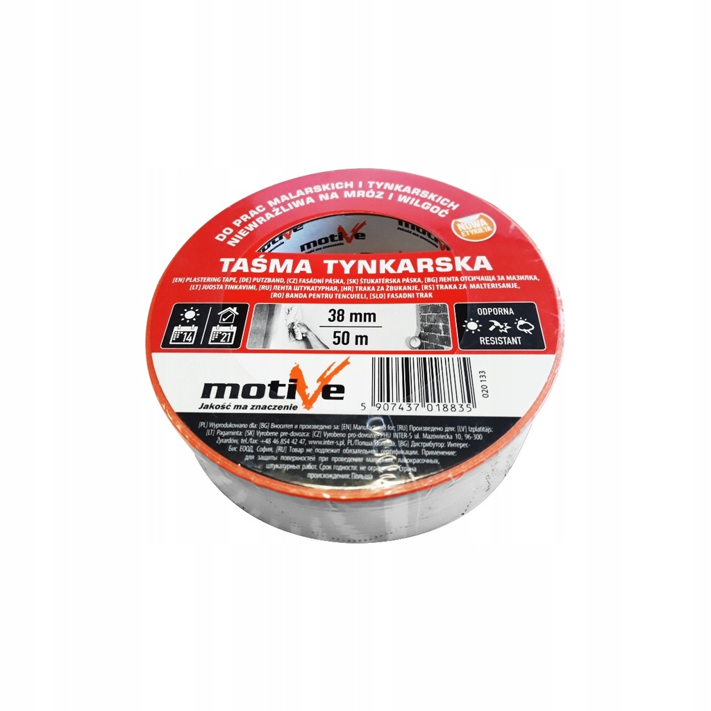 Taśma tynkarska Motive 50/38 odporna WILGOĆ MRÓZ