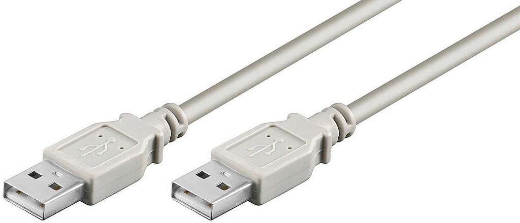 MicroConnect USB2.0 A-A 0,5m M-M, Grey