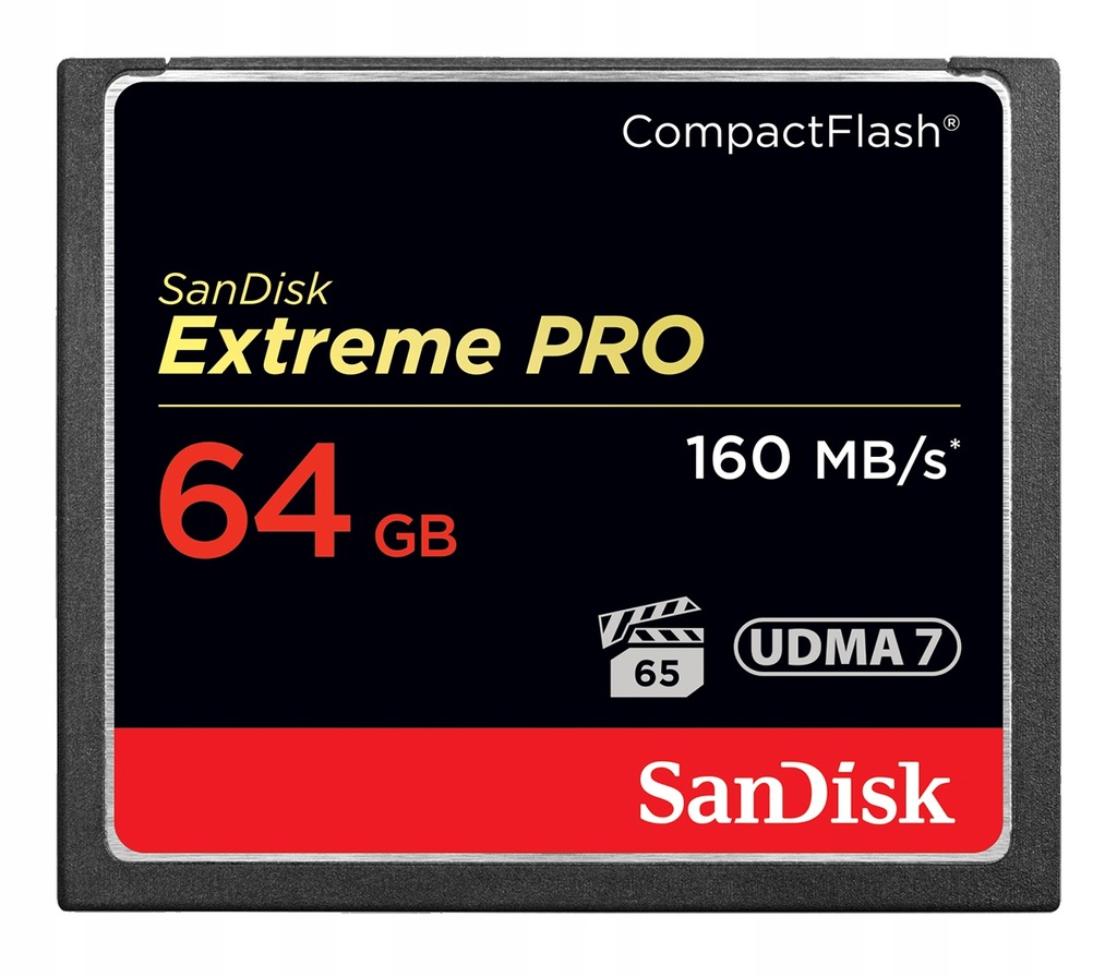 Купить CF 64 ГБ EXTREME PRO 160 МБ/с UDMA7 VPG65 4K SanDisk: отзывы, фото, характеристики в интерне-магазине Aredi.ru