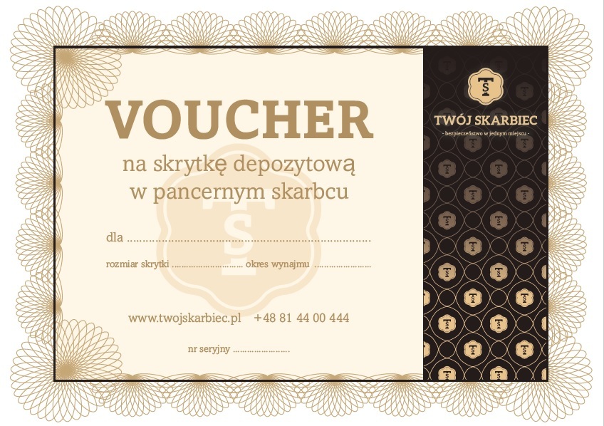 Miesięczny Voucher na wynajem skrytki depozytowej