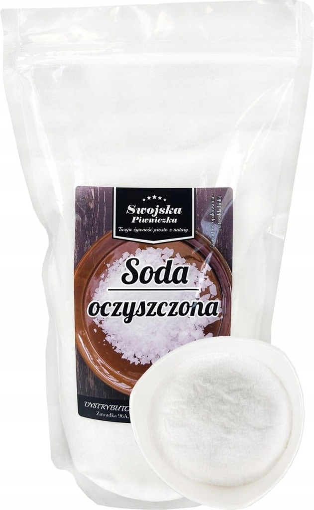 SODA OCZYSZCZONA SPOŻYWCZA 1 KG Swojska Piwniczka SWOJSKA PIWNICZKA