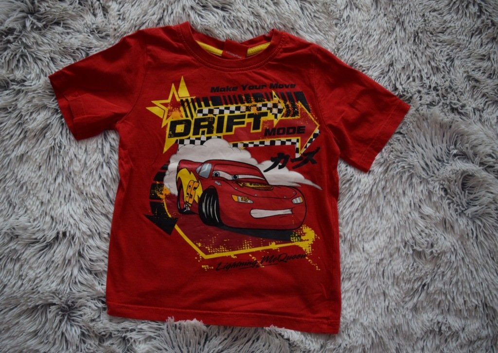 Rebel koszulka r. 116 t-shirt cars auta