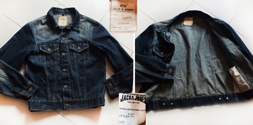 JACK&JONES świetna kurtka katana dżins r.M