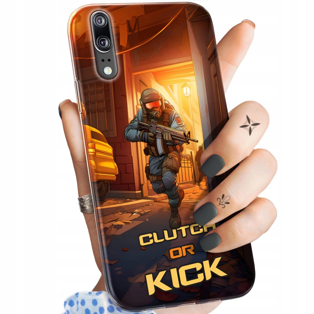 ETUI DO HUAWEI P20 WZORY CS GO COUNTER-STRIKE OBUDOWA POKROWIEC CASE